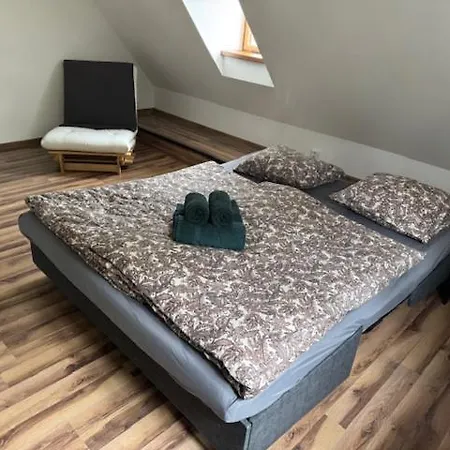 Apartmán Spacious Duplex With Fireplace By The Nisa River
